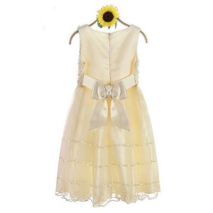 Cream flower girl dress up to age 5 years-Fabulous Bargains Galore