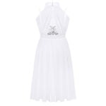 Little girl lyrical dance dress - White 1