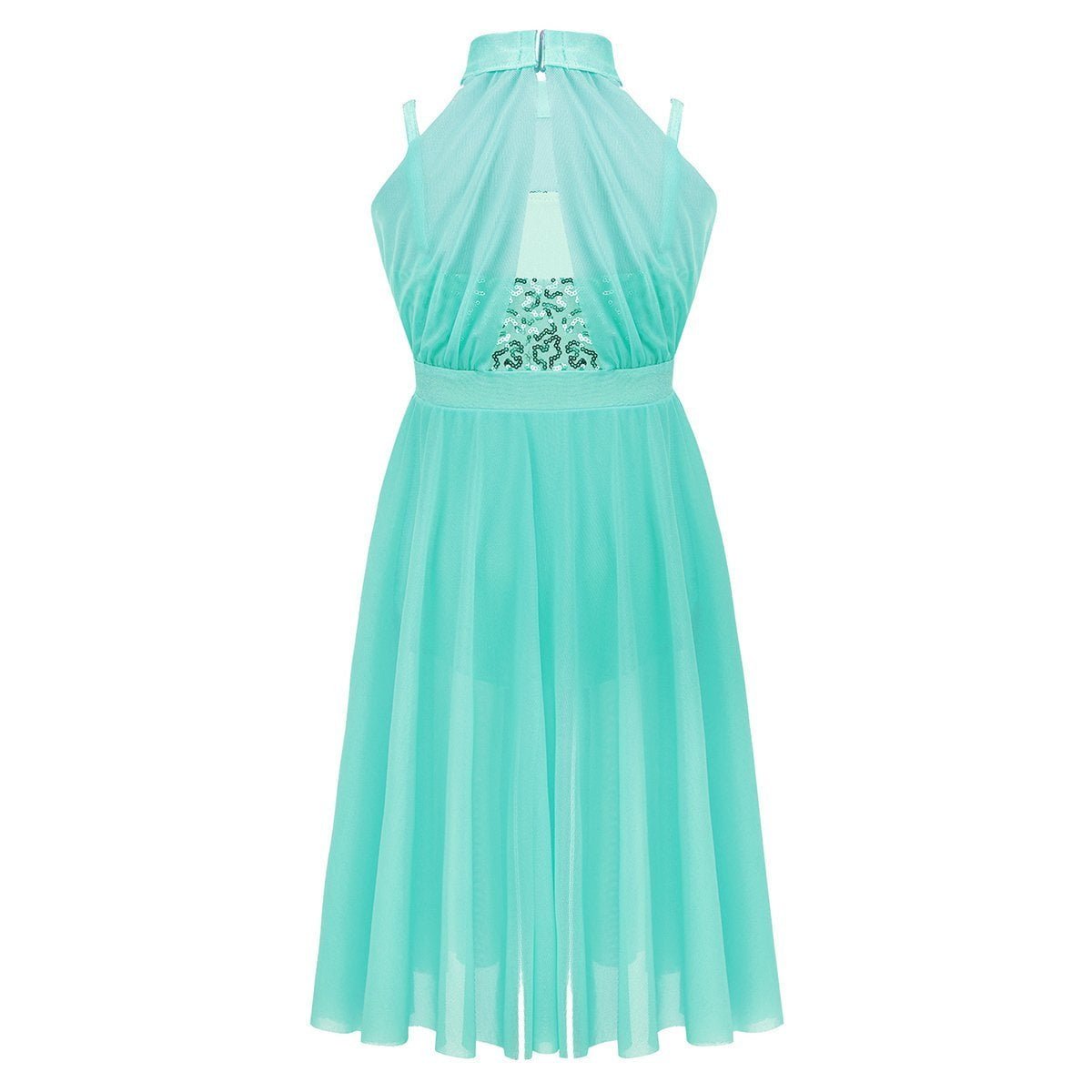Little girl lyrical dance dress - Green 1