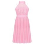 Little girl lyrical dance dress - pink 1