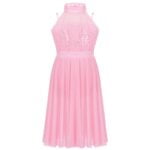 Little girl lyrical dance dress - pink 1