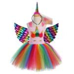 Girls unicorn dress up with fairy wings 3 year olds-Fabulous Bargains Galore