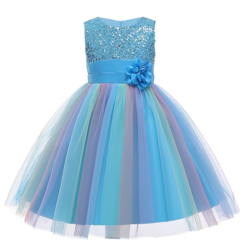 Buy Girls Sequin Rainbow Dress Up To Age 10 Years - Fabulous Bargains ...