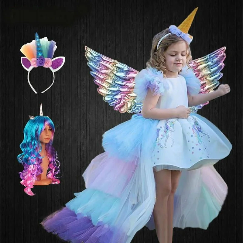 Unicorn Dress For Kids Girls at Rs 1112 | Baby Girls Dress | ID:  2849542882148