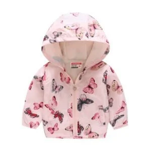 Girls lightweight zip up jacket - Pink