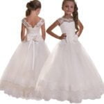 Girls ivory bridesmaid dress up to age 12 years-Fabulous Bargains Galore