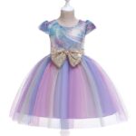 Rainbow party dress girl up to age 10 years-Fabulous Bargains Galore