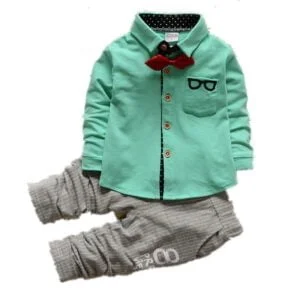 Baby boy two piece outfits - Green