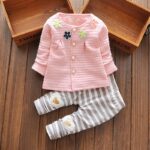 Girl long sleeve outfit - pink 1