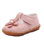 pink Blossom Baby Girl Leather Shoes (2)