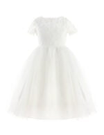 Flower girl dress with heart cut out up to age 14 years-Fabulous Bargains Galore