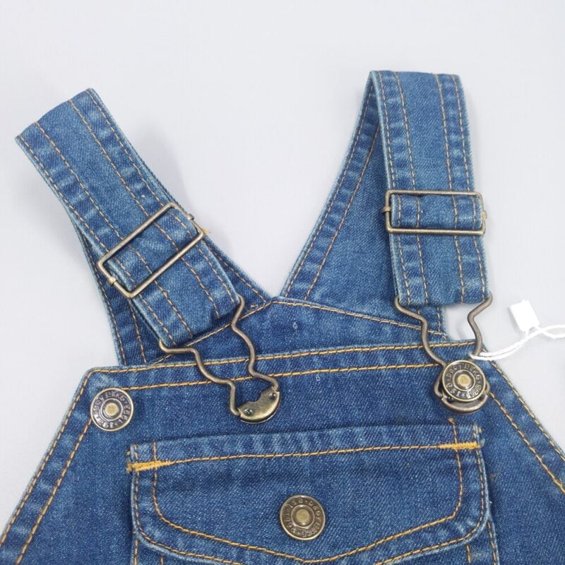 Flower embroidered baby dungaree dress-Fabulous Bargains Galore