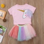 Unicorn outfits for birthday party for girls age 5 years-Fabulous Bargains Galore