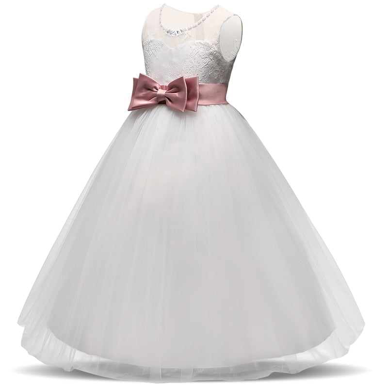 Buy White Little Girl Bridesmaid Dresses Up To Age 16 Years - Fabulous ...