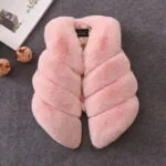 Girls pink fur jacket up to age 10 years-Fabulous Bargains Galore