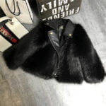 Toddler girl faux fur jacket - Black