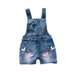 Toddler girl dungaree shorts