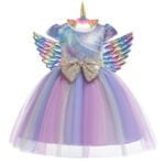 Rainbow party dress girl up to age 10 years-Fabulous Bargains Galore