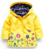 Toddler girls light waterproof jacket - Yellow