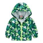 Toddler girls rain jacket-green