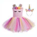 Unicorn fancy dress kids with fairy wings 5 year olds-Fabulous Bargains Galore