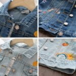 Girls unicorn jean jacket up to age 7 years-Fabulous Bargains Galore