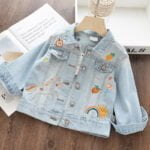 Girls unicorn jean jacket up to age 7 years-Fabulous Bargains Galore