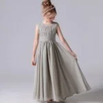 Grey girl dresses best sale