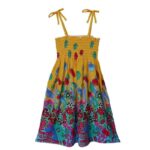 Cute beach dresses for girls-yellow (2)