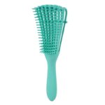 Detangling brush for curly hair-green