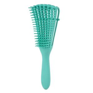 Detangling brush for curly hair-green