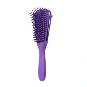 Detangling brush for curly hair-purple