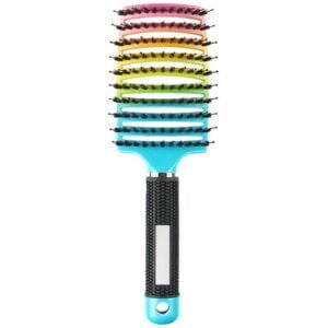 Detangling brush for thick hair - rainbow