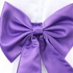 Flower girl dress with sash-purple (3)