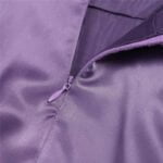 High low girl satin dress-purple (3)