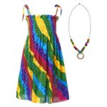 Little girl beach dresses-rainbow 5