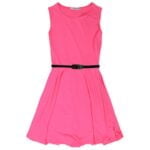 Neon dress for girls - neon-pink