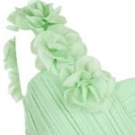 One shoulder flower girl dress-light-green (11)