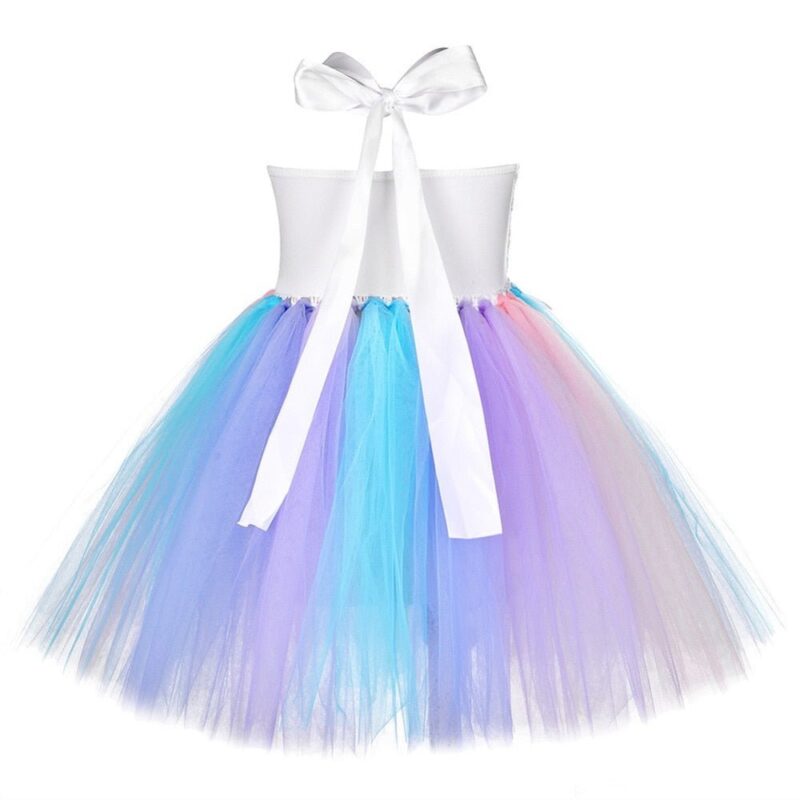 Seashell Sequin Girls Mermaid Birthday Dress and Headband Set 2