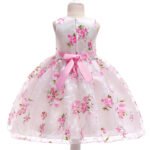 Floral girls summer dress for party (4)