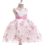 Floral girls summer dress for party (5)