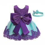 Baby girl princess lace dress-blue-purple (3)
