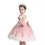 Baby girl princess lace dress-dusty-pink-white (1) (1)