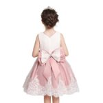 Baby girl princess lace dress-dusty-pink-white (3)