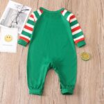 Green stripe matching Christmas pyjamas (6)
