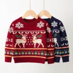 Kids printed Christmas jumper