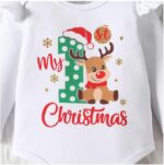 Newborn baby girl my 1st Christmas outfit (1)