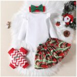 Newborn baby girl my 1st Christmas outfit (3)