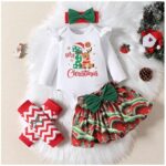 Newborn baby girl my 1st Christmas outfit (4)