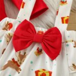 Newborn girl my 1st Christmas outfit set (1)